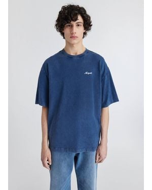 Axel Arigato Honour Washed T-shirt - Blue