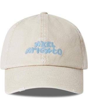 Axel Arigato Floral Washed Cap - White