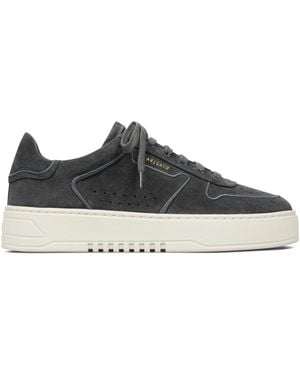 Axel Arigato Embroidered Suede Retro Orbit Trainers - Black