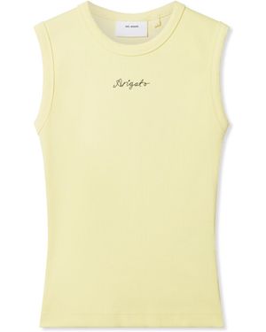 Axel Arigato Scoop Ribbed Tank - Yellow