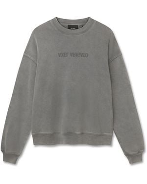 Axel Arigato Distort Washed Sweatshirt - Grey
