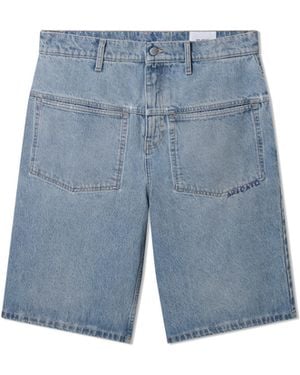 Axel Arigato Invert Denim Shorts - Blue