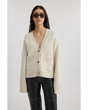 Axel Arigato Memory Relaxed Cardigan - Natural