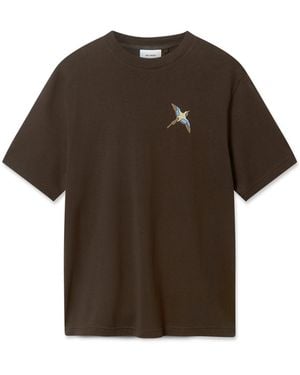 Axel Arigato Micro Bee Bird T-Shirt - Brown