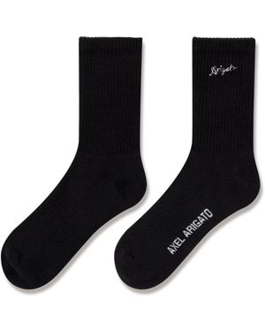 Axel Arigato Scribble Arigato Tube Socks - Black