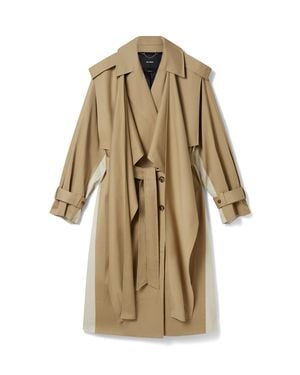 Axel Arigato Split Trench Coat - Natural