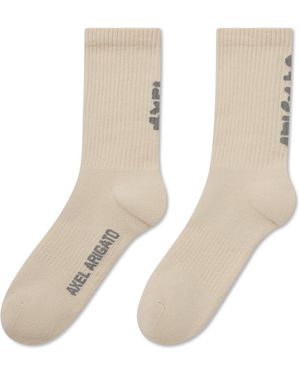 Axel Arigato Floral Jacquard Socks - White