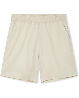 Axel Arigato Stitch Embroidered Shorts - Natural