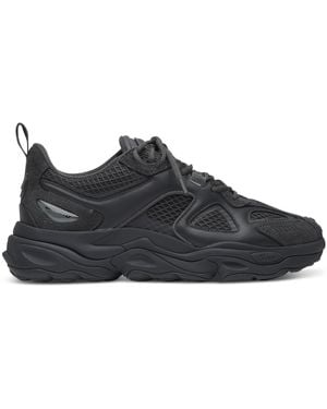 Axel Arigato Satellite Leather & Mesh Runner Sneakers - Black