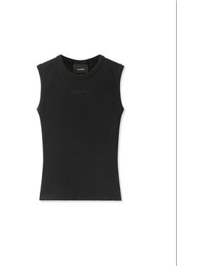 Axel Arigato Scoop Ribbed Tank - Black
