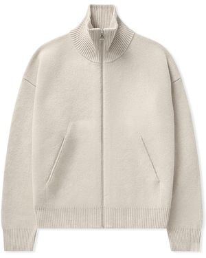Axel Arigato Core Zip-Up Jumper - White