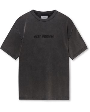 Axel Arigato Distort Washed T-Shirt - Black