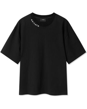 Axel Arigato Apex Ribbed T-Shirt - Black