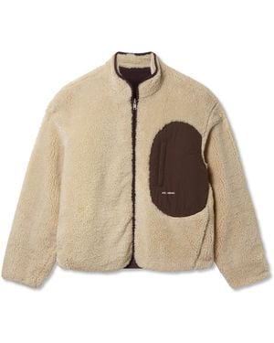 Axel Arigato Moss Fleece Jacket - Natural