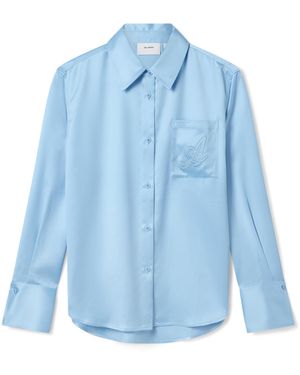 Axel Arigato Rumi Satin Shirt - Blue