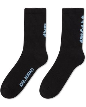 Axel Arigato Floral Jacquard Socks - Black