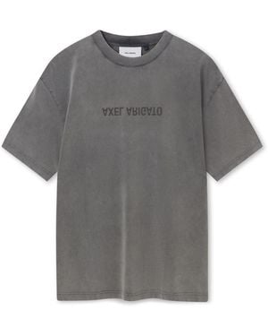 Axel Arigato Distort Washed T-Shirt - Grey