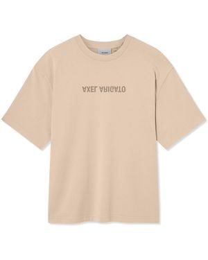 Axel Arigato Distort Washed T-Shirt - Natural