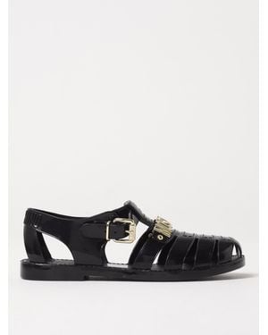 Moschino Jelly Sandals Buckle - Black