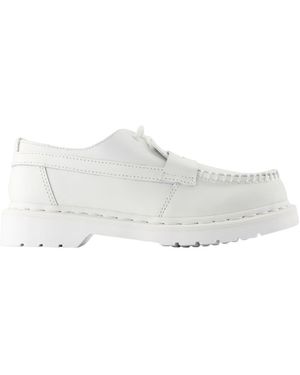 MM6 by Maison Margiela Leather Loafers - White