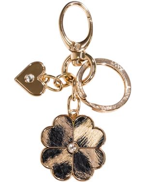 Liu Jo Elegant Metal Key-Ring With Sleek Design - White