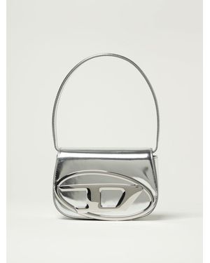 DIESEL Handle Bag With Distinctive Flap And Magnetic Closure For Daily Essentials - White