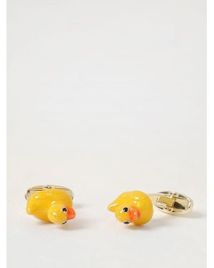 Paul Smith Rubber Duck Cufflinks Playful Design - Yellow