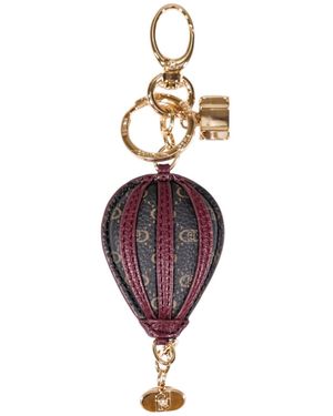 Liu Jo Faux Leather Key-Ring - Purple