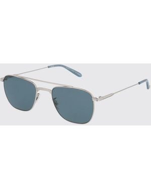 Garrett Leight Cat-Eye Frame Sunglasses With Detail - Blue