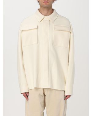 Jil Sander Relaxed Fit Wool Shirt - Natural