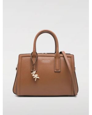Michael Kors Jet Set Small Saffiano Satchel - Brown
