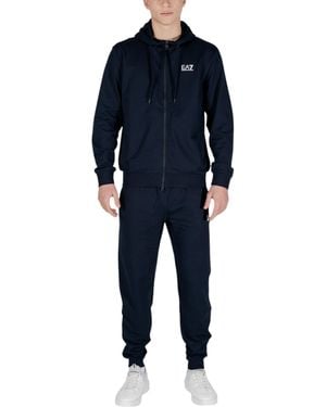 EA7 Tracksuit Zipup Hoodie - Blue