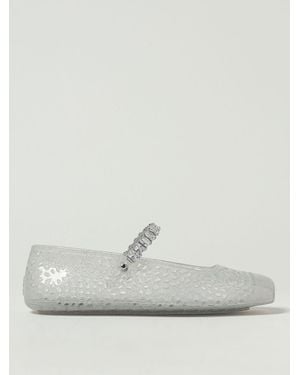 Jimmy Choo Crystal Jelly Shoes - White