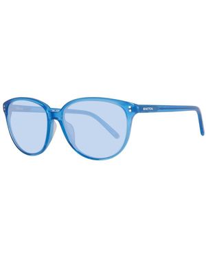 Benetton Blue Plastic Sunglasses