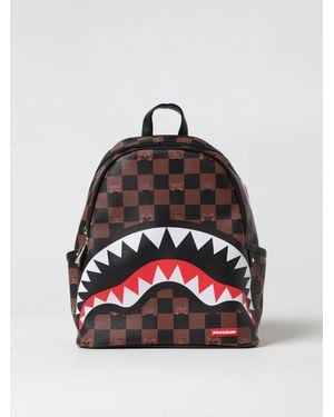 Sprayground Mini Backpack Checkerboard Shark - Brown