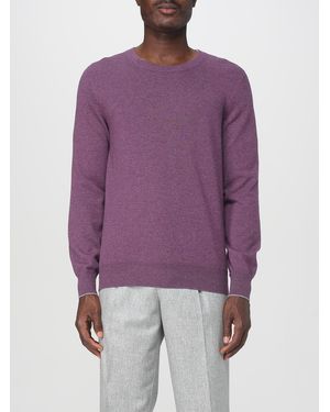 Brunello Cucinelli Crew Neck Knit Jumper - Purple