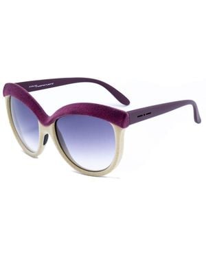 Italia Independent Purple Acetate Sunglasses