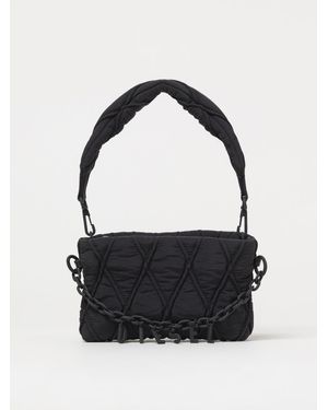 DIESEL Quilted Chain Shoulder Bag - Black