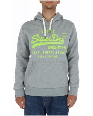 Superdry Vintage Logo Hoodie - Green