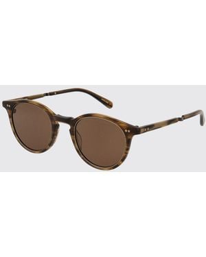 Garrett Leight Round Frame Sunglasses - Metallic