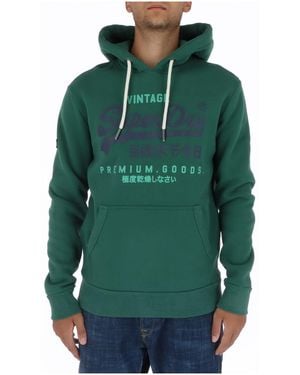 Superdry Vintage Logo Hoodie M1000226A - Green