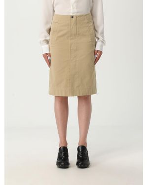 Burberry Versatile Solid Skirt With Pockets And Comfortable Fit - Natural