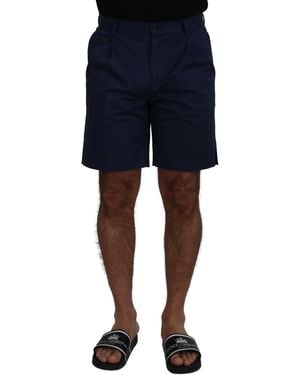 Dolce & Gabbana Elegant Chino Shorts - Blue