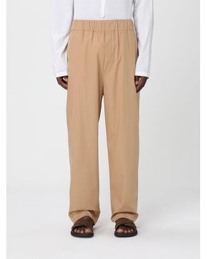 Laneus Casual Cotton Trousers - Natural