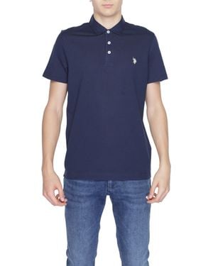 U.S. POLO ASSN. Classic Fit Polo Shirt Short Sleeves - Blue