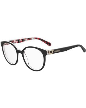 Moschino Round Glasses Mol5848 - Brown