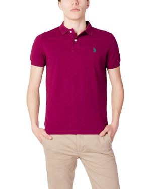 U.S. POLO ASSN. Classic Fit Polo Shirt Short Sleeve - Purple