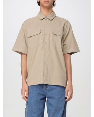 Dickies Short Sleeve Work Shirt With Pockets - Natural