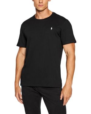 Ralph Lauren Short Sleeve Round Neck Cotton T-Shirt - Black