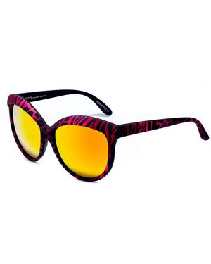 Italia Independent Acetate Sunglasses With Metallic Studs - Blue